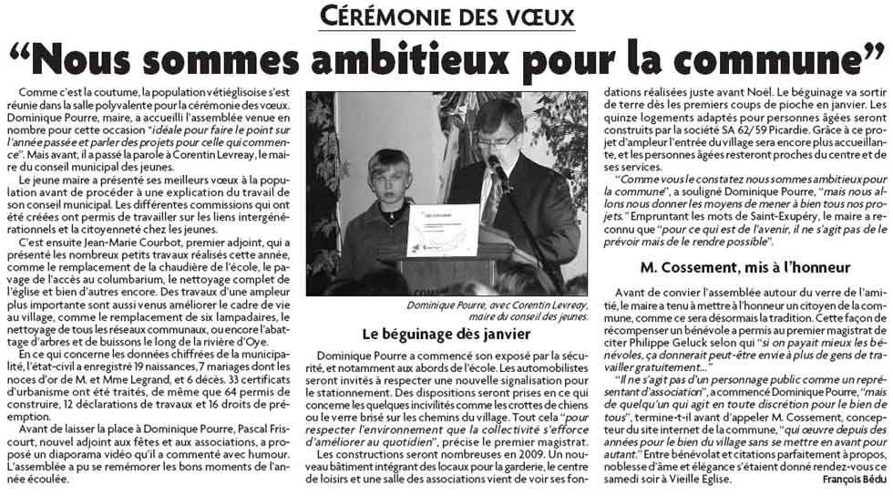 voeux 2009